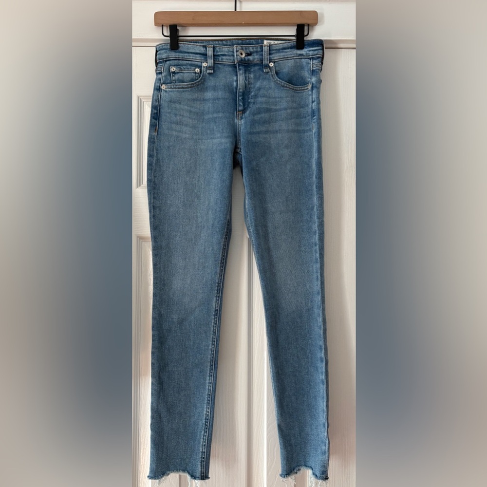 Rag & Bone Mid-Rise‎ Ankle Skinny Classic Blue Jeans Size 26 NWT